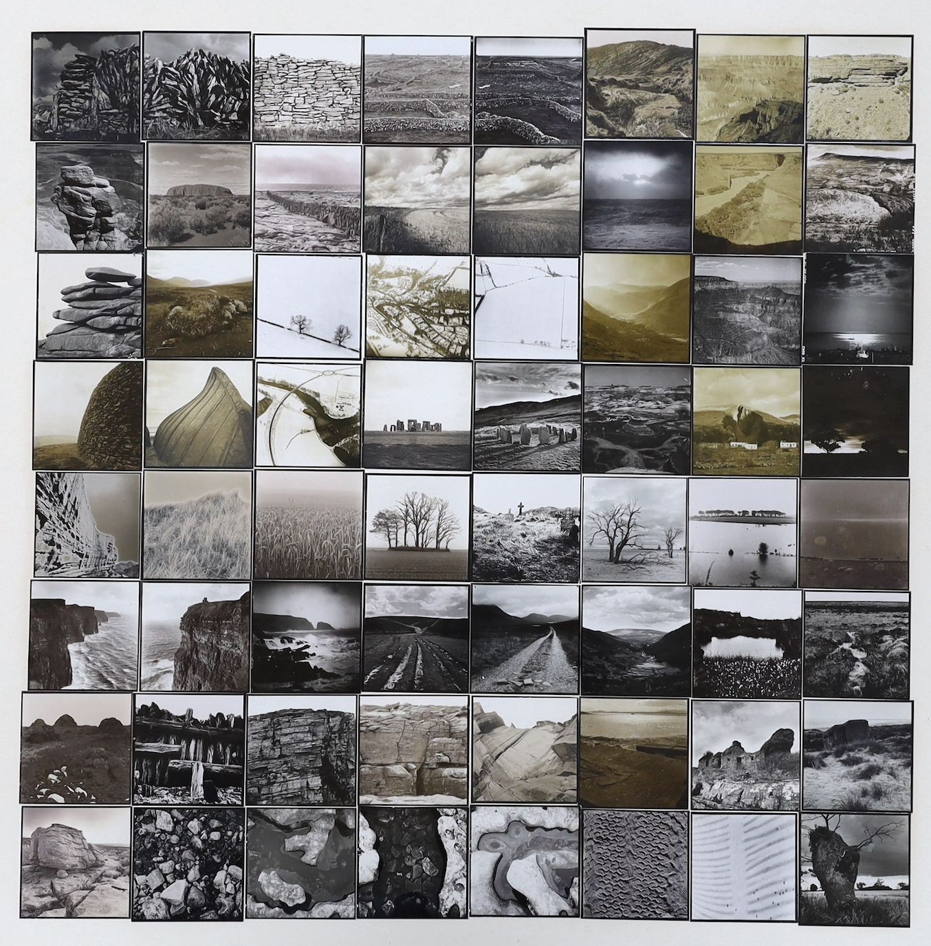 Steve Pyke (b.1957), silver gelatin print, 'Landscapes 1981-98', Flowers East label verso, overall 75 x 60cm